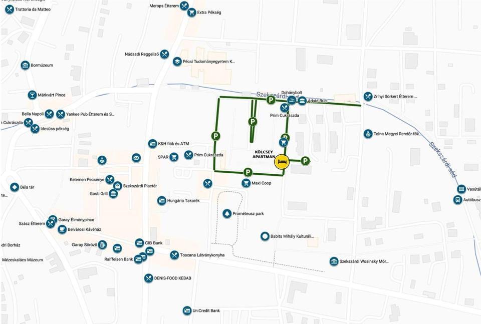 Koelcsey Apartman Lägenhet Szekszárd Exteriör bild